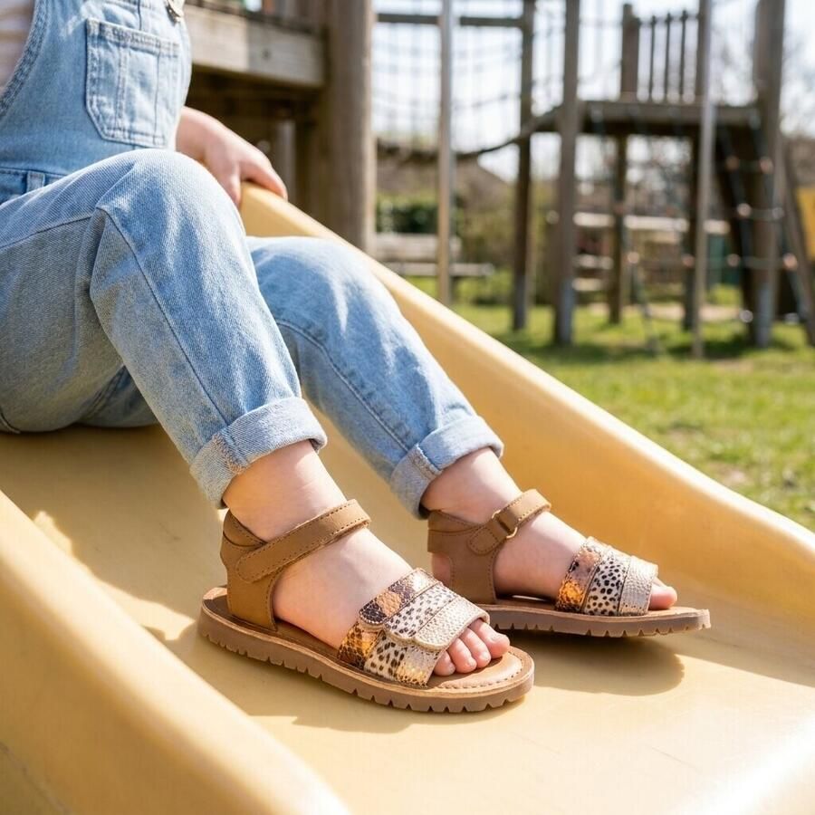 Shoesme Sandalen cognac Leer