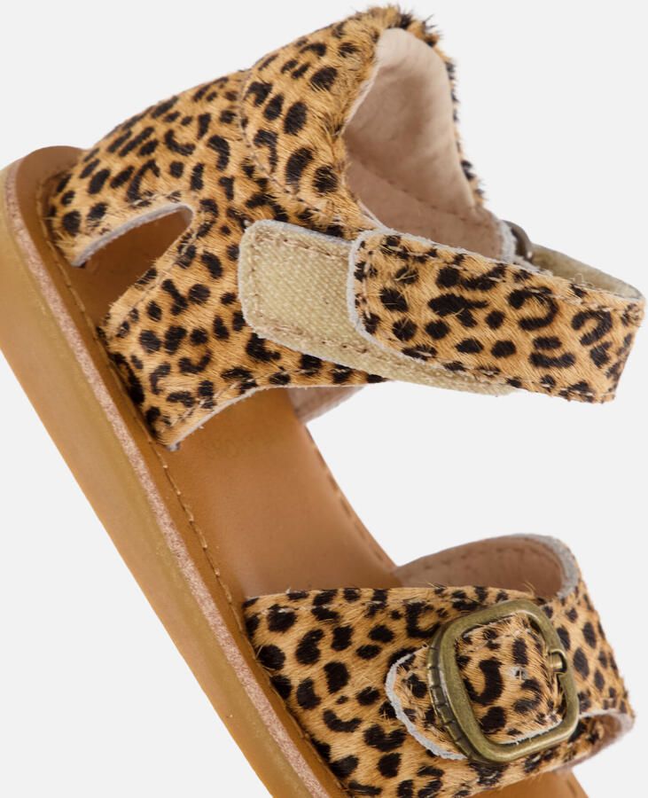 Shoesme Sandalen Leopard bruin Leer - Foto 3