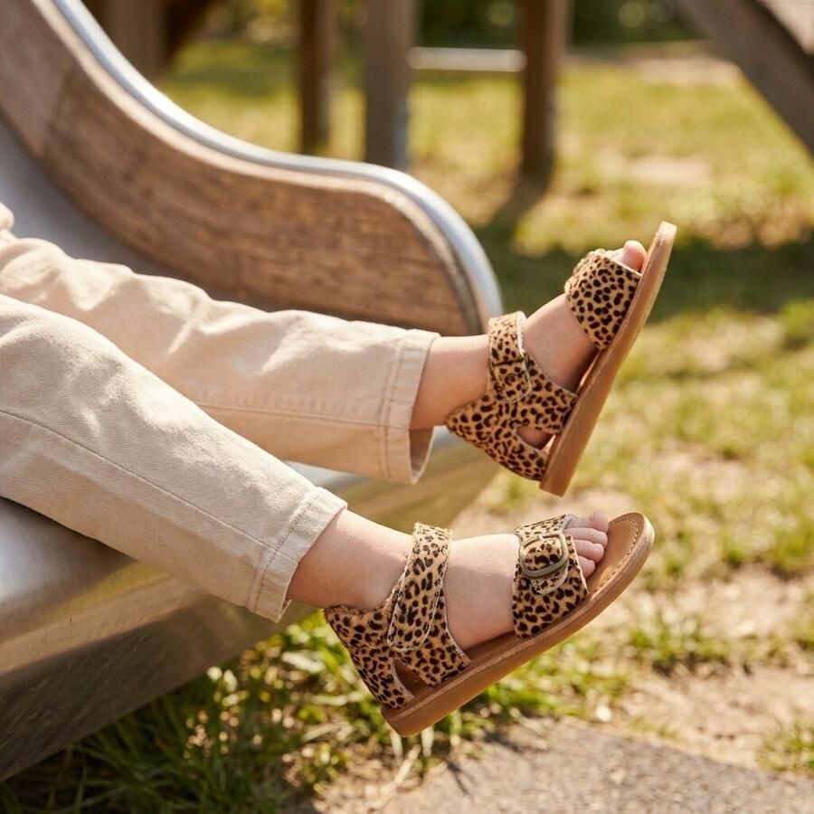 Shoesme Sandalen Leopard bruin Leer - Foto 2