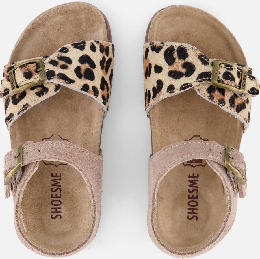Shoesme Sandalen taupe Panterprint Suède - Foto 2