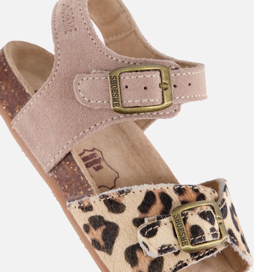 Shoesme Sandalen taupe Panterprint Suède - Foto 3