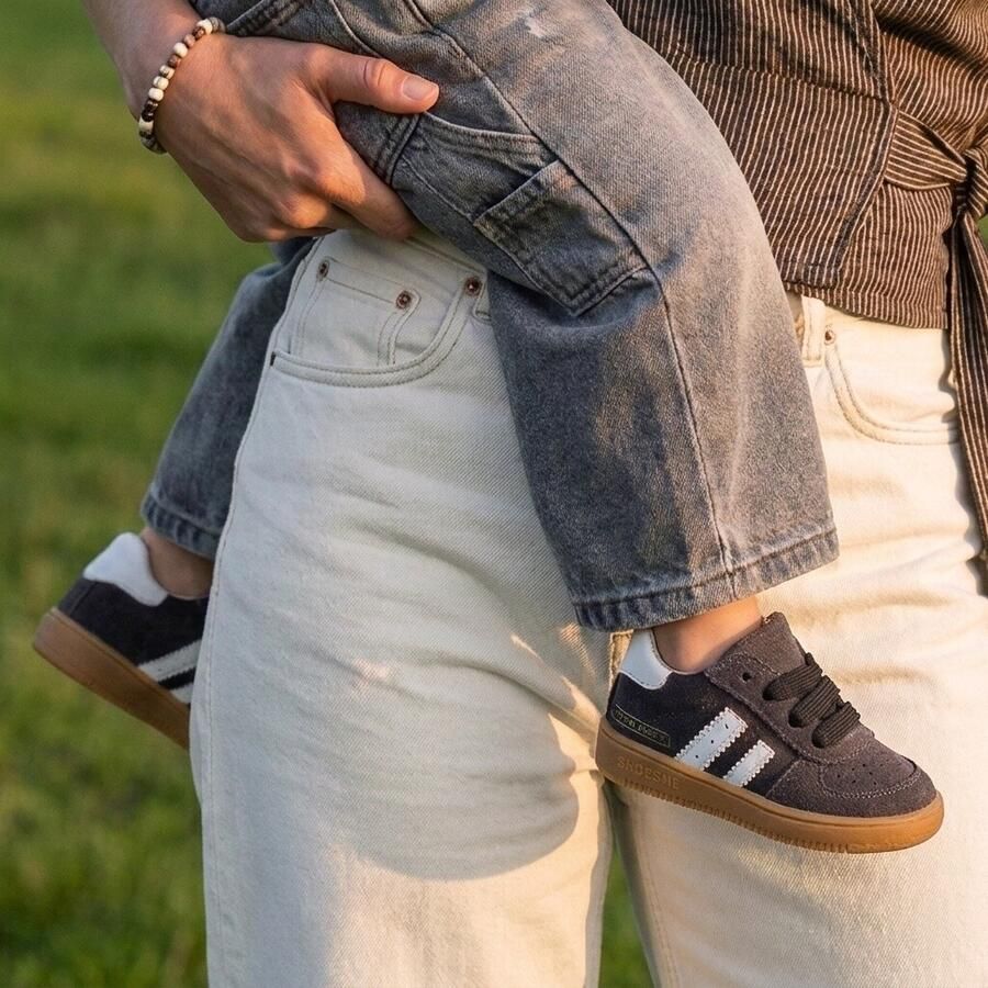Shoesme Bn26w002 Sneakers Jongens Grijs