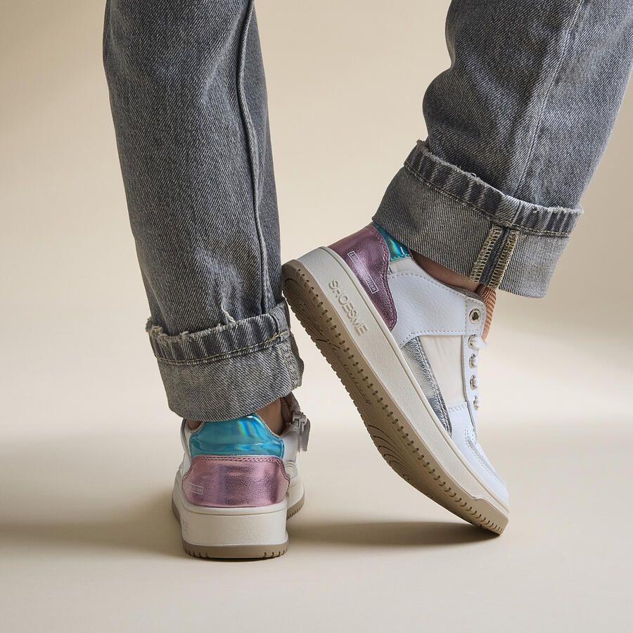 Shoesme No24s003 Lage sneakers Meisjes Wit - Foto 4