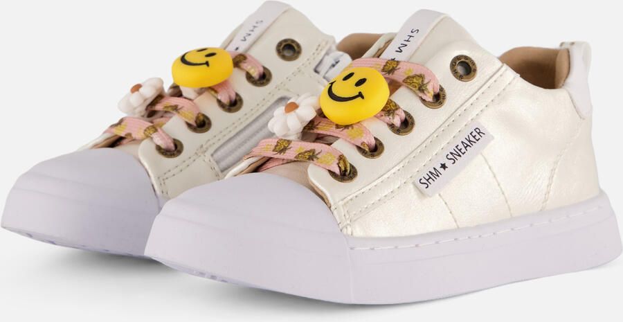 Shoesme Parelmoer Sneaker Sneakers Kinderen Meisjes PEARL Microfiber leer - Foto 2