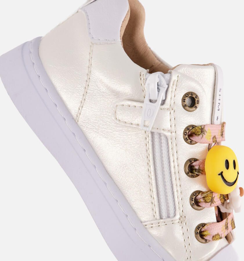 Shoesme Parelmoer Sneaker Sneakers Kinderen Meisjes PEARL Microfiber leer - Foto 3