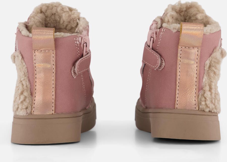 Shoesme Unicorn Veterboots roze Leer Kinderschoenen - Foto 9