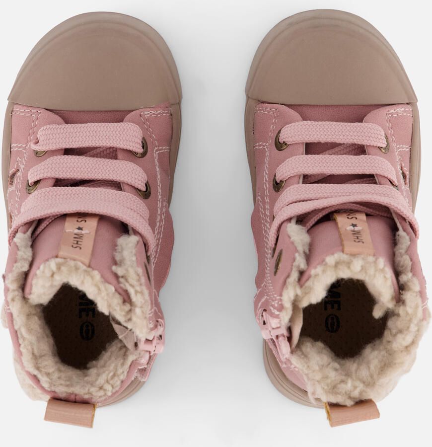 Shoesme Unicorn Veterboots roze Leer Kinderschoenen - Foto 5