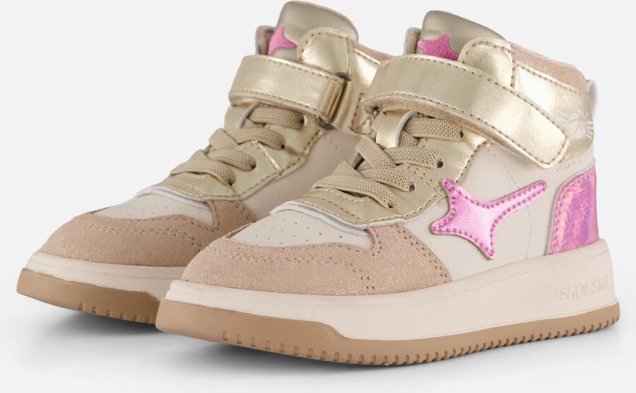 Shoesme Veterboots beige Synthetisch Kinderschoenen - Foto 4