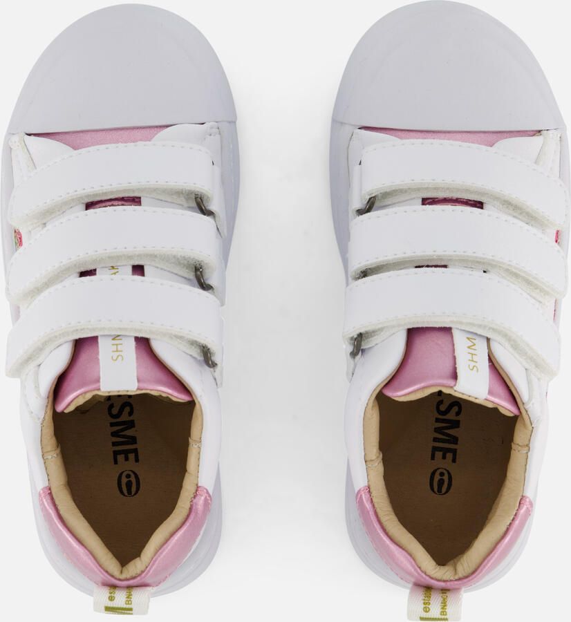 Shoesme Vlinder Sneakers wit Leer Dames - Foto 3