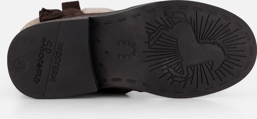 Shoesme western suède teddy laarzen donkerbruin - Foto 12