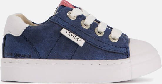 Shoesme leren sneakers donkerblauw Leer Effen 21 - Foto 5