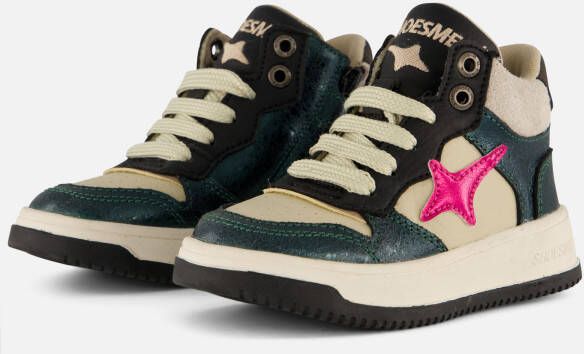 Shoesme Sneakers groen Leer