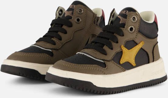 Shoesme Sneakers groen Leer