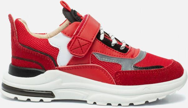 Shoesme Sneakers rood Leer