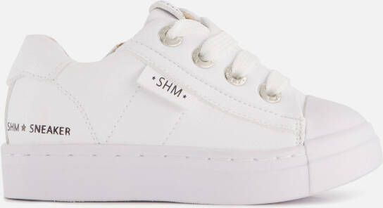 Shoesme SH21S001-J leren sneakers wit Leer Effen 31 - Foto 3