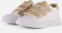 Shoesme leren sneakers wit goud met glitters Meisjes Leer Meerkleurig 24 - Thumbnail 4