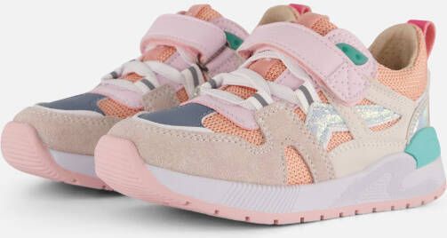 Shoesme St25s021 Sneakers Leren Sneaker Meisjes Multi
