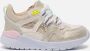 Shoesme chunky leren sneakers beige goud Meisjes Leer Meerkleurig 25 - Thumbnail 12