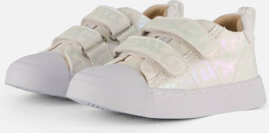 Shoesme Sneakers Meisjes White Metallic Leer