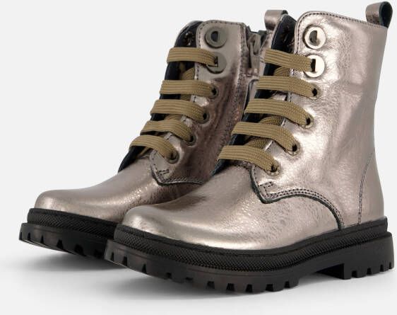 Shoesme Veterboots metallic Leer