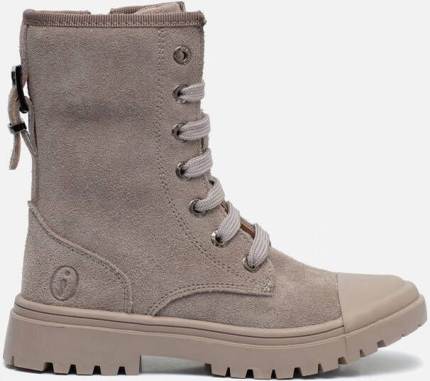 Shoesme Veterboots taupe Leer 22304