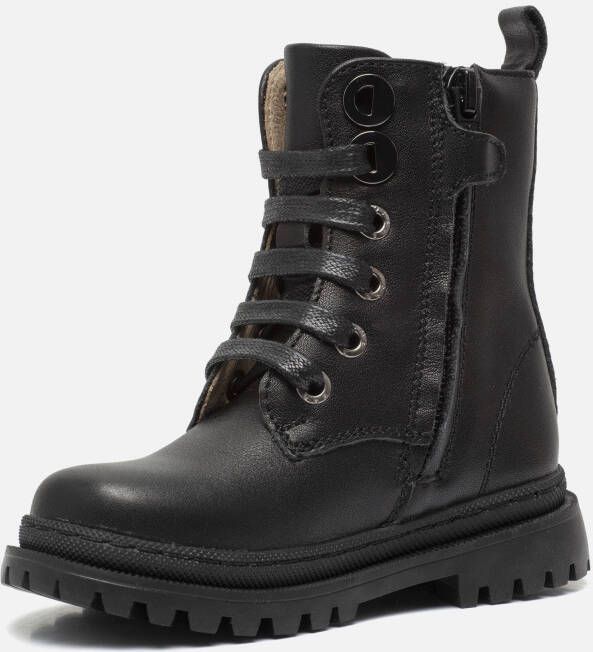 Shoesme Nt21w005 Veterboots Laarzen Met Veters Meisjes Kids Zwart - Foto 3