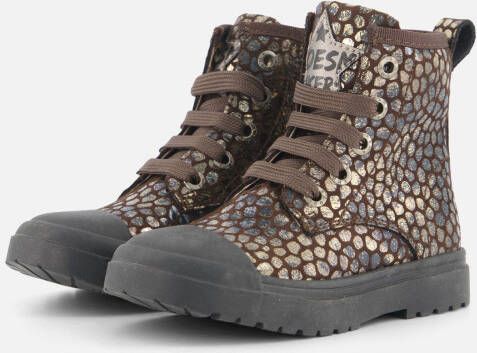 Shoesme Biker-Boots SW23W001-J Zwart Bronze