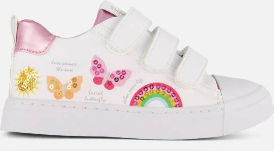 Shoesme Vlinder Sneakers wit Leer Dames
