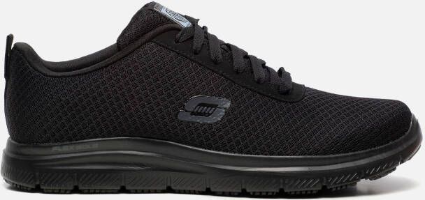 Skechers Werkschoenen Veterschoen voor de horeca onderhoud met gepolsterde binnenzool