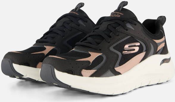 Skechers Arch Fit 2.0-Vintage Luxe Dames Sneakers Zwart