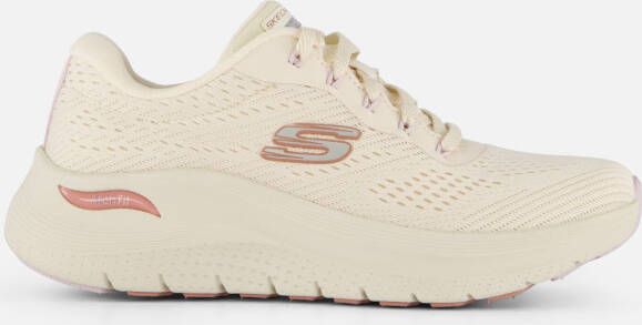 Skechers Arch Fit 2.0 Vegan Sneakers wit Textiel