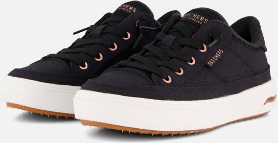 Skechers Arch Fit Arcade Sneakers zwart Canvas