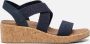 Skechers Arch Fit Beverlee 119260-NVY Vrouwen Marineblauw Sandalen - Thumbnail 2