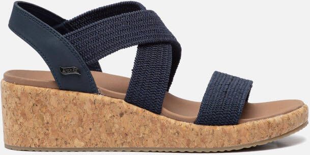 Skechers Arch Fit Beverlee Love Stay Dames Sandalen Navy;Blue