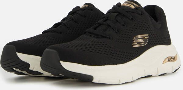 Skechers Arch Fit-Big Appeal 149057-BKRG Vrouwen Zwart Sneakers