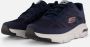 Skechers Arch Fit-Charge Back 232042-NVRD Mannen Marineblauw Trainingschoenen - Thumbnail 2