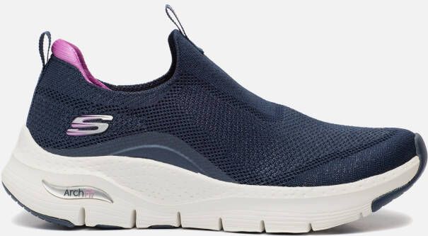 Skechers Arch Fit Keep It Up Dames Sneakers Navy Purple