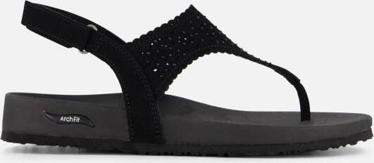 Skechers Comfort Sandaal met Arch Ondersteuning Black Dames
