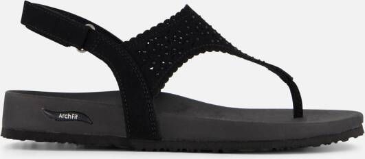 Skechers Arch Fit Meditation Sophie Slippers zwart Dames