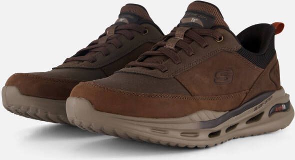 Skechers Slip-Ins: Arch Fit Orvan Veterschoenen Laag Donkerbruin