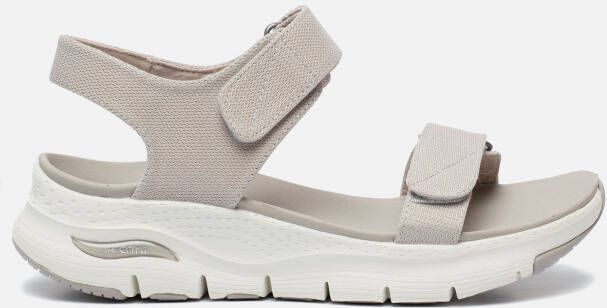 Skechers Arch Fit Touristy Vegan sandalen taupe