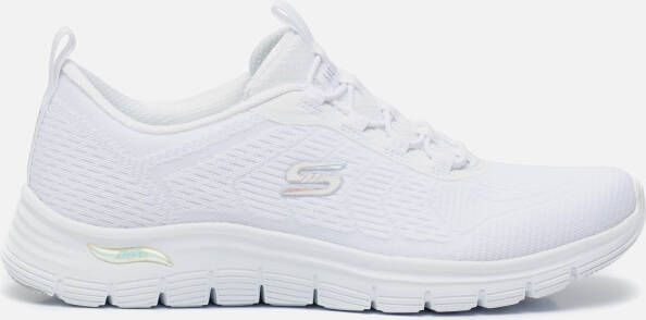 Skechers Arch Fit Vista Gleaming Dames Sneakers Wit