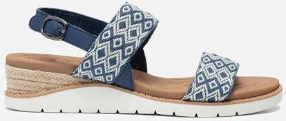 Skechers Beach Kiss Wedge Sandalen blauw Dames