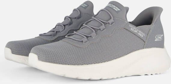 Skechers Bob Sport Instappers grijs Textiel