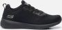 Skechers bobs squad tough talk hardloopschoenen zwart dames - Thumbnail 2