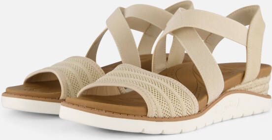 Skechers Sandalen ARCH FIT BEACH KISS-BOHO BEYOND met elastische riempjes