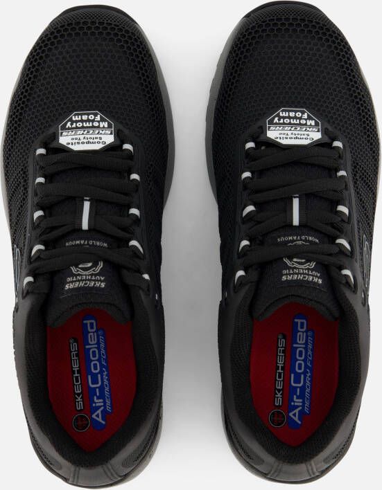 Skechers Sneakers Zwart Synthetisch 300224 Heren Kunstleer - Foto 4