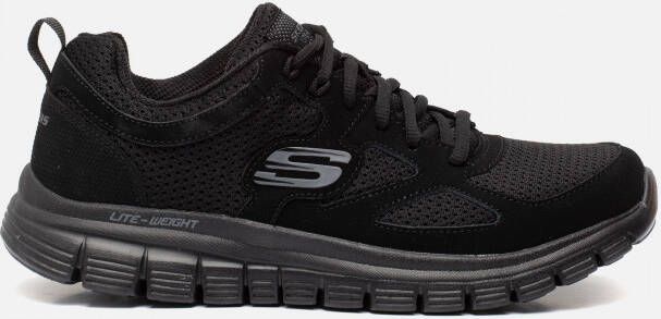 Skechers Burns Agoura sneakers zwart Leer