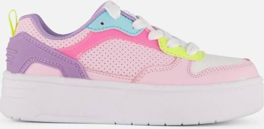 Skechers Court High Classic Crush Meisjes Sneakers Roze Multicolour - Foto 1