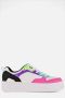 Skechers Court High Classic Crush Unisex Sneakers Wit Zwart Multicolour - Thumbnail 2